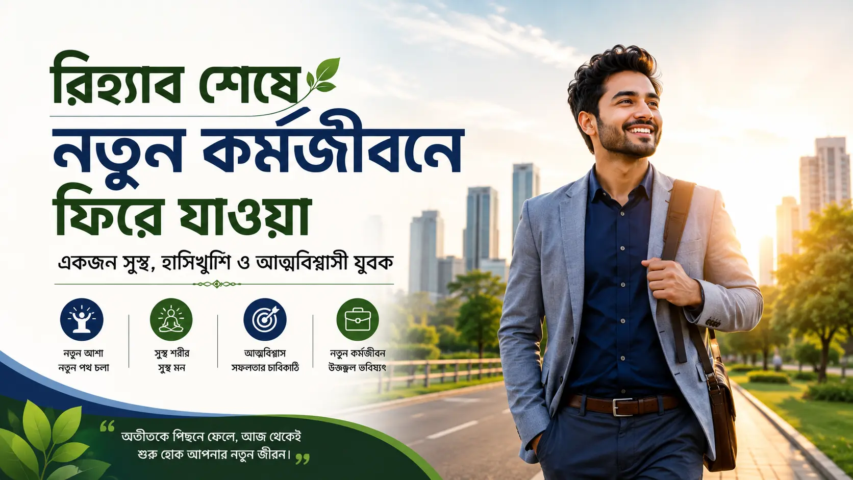 রিহ্যাব শেষে নতুন জীবন